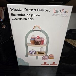 Wooden Dessert Play Set - Pink & Mint